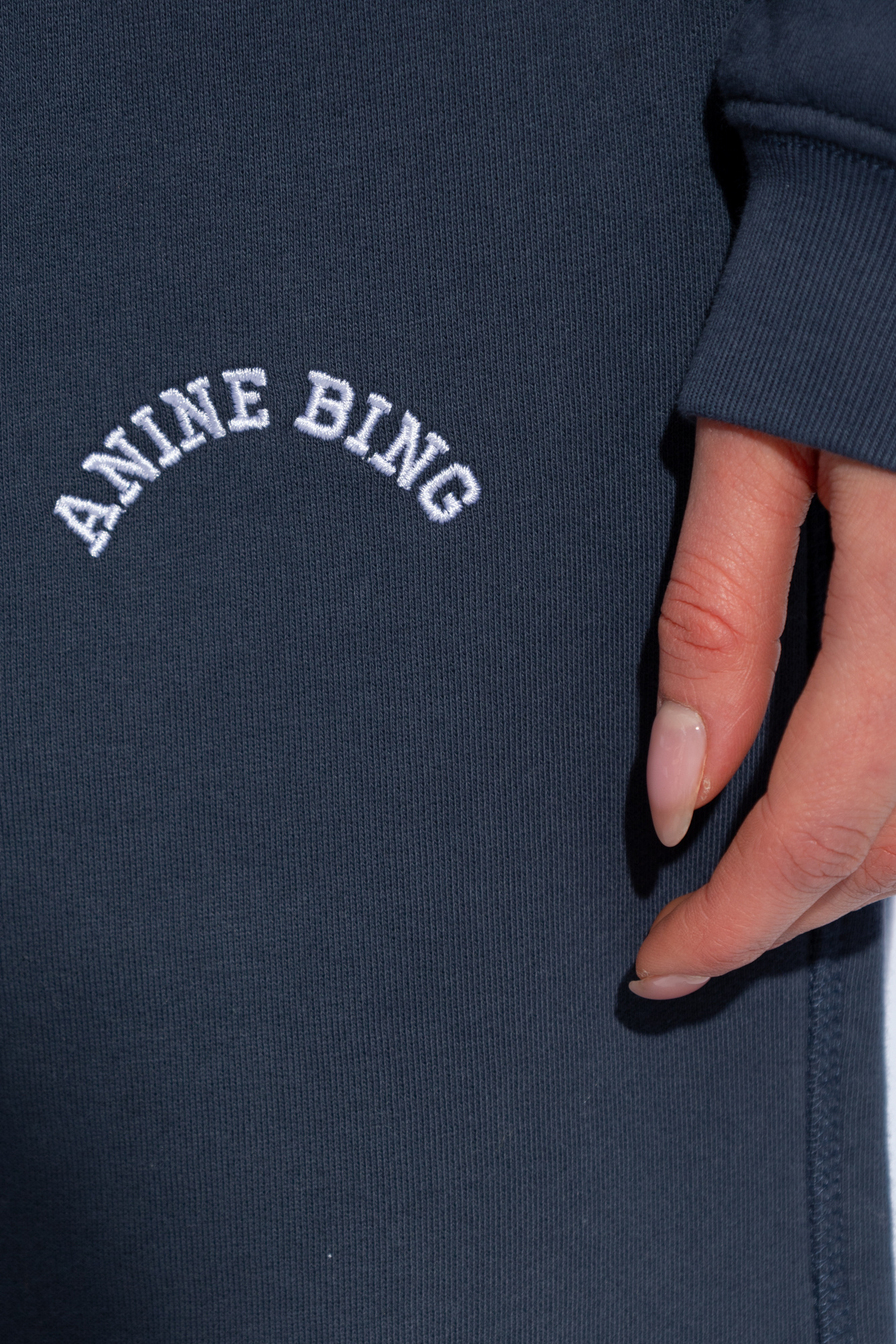 Navy blue Leone sweatpants Anine Bing Vitkac Italy